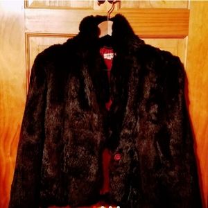 VINTAGE LADIES RABIT FUR JACKET